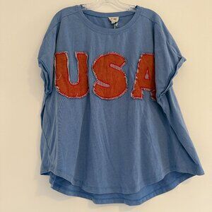 Bib USA Patch Swing Tee NWT
